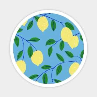 Lemon tree branches Magnet